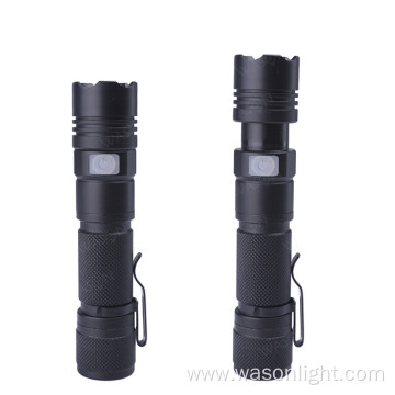 Strong Light Focusable Outdoor Flashlight Led